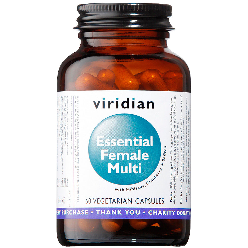 Viridian Essential Woman Multivitamin Veg Caps 60 size #006 Up To 30% Off