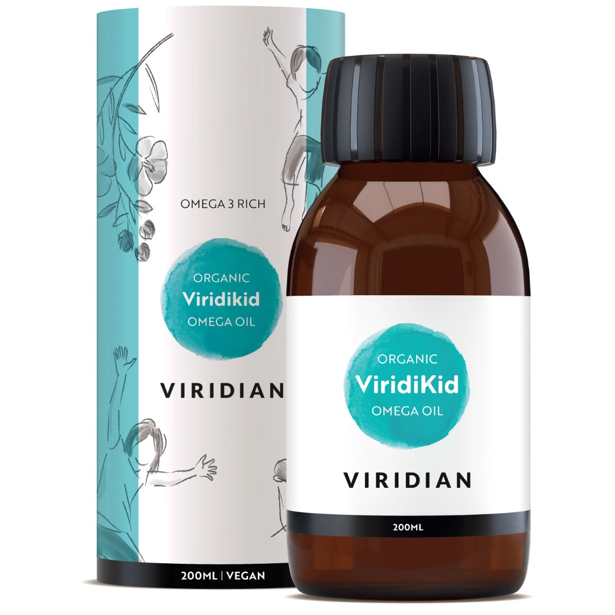 Viridian Viridikid Omega Oil (Organic) 200ml size #525