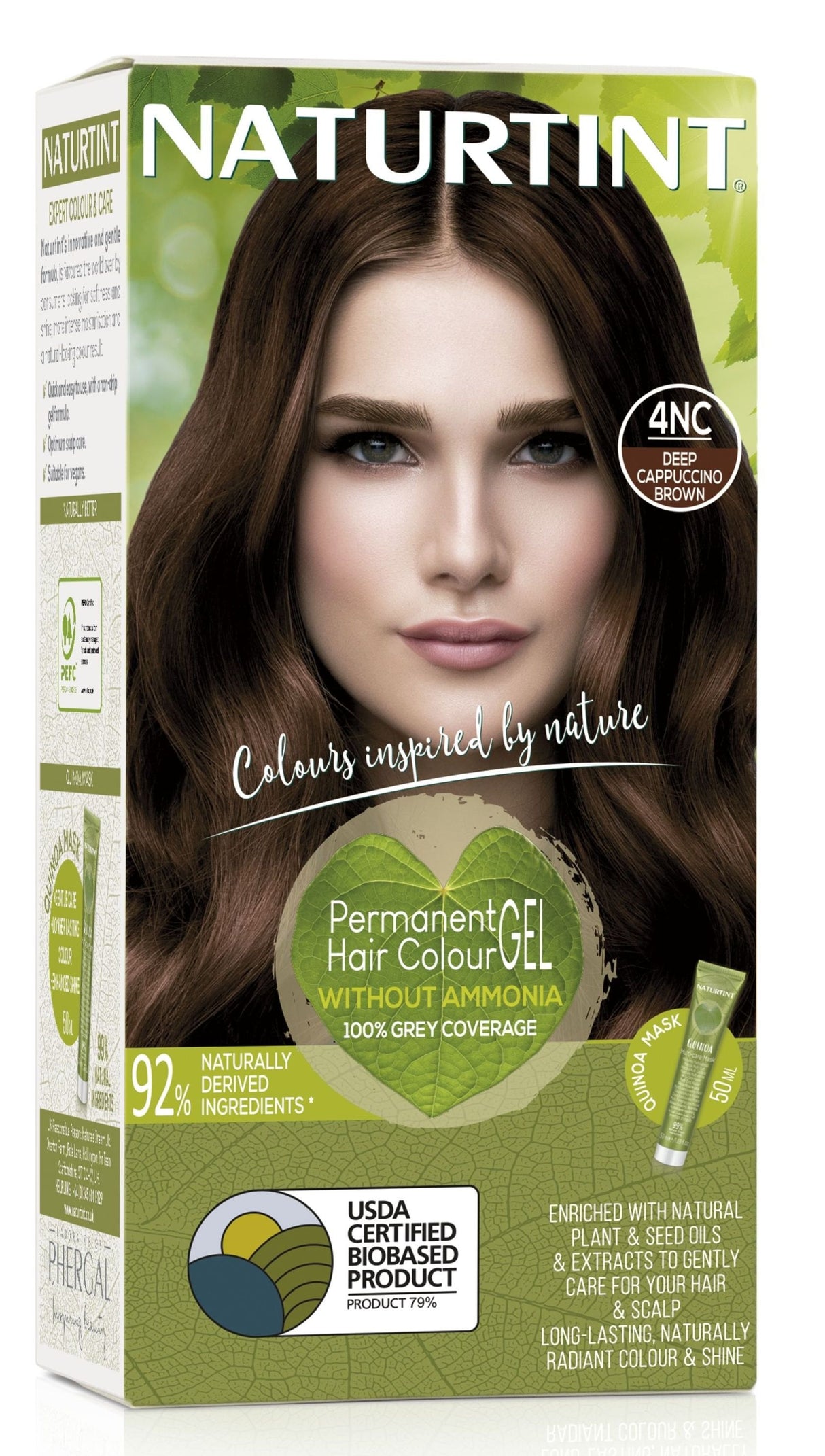 Naturtint Permanent Hair Colourant 4NC Deep Cappuccino Brown - Up to 35% Off