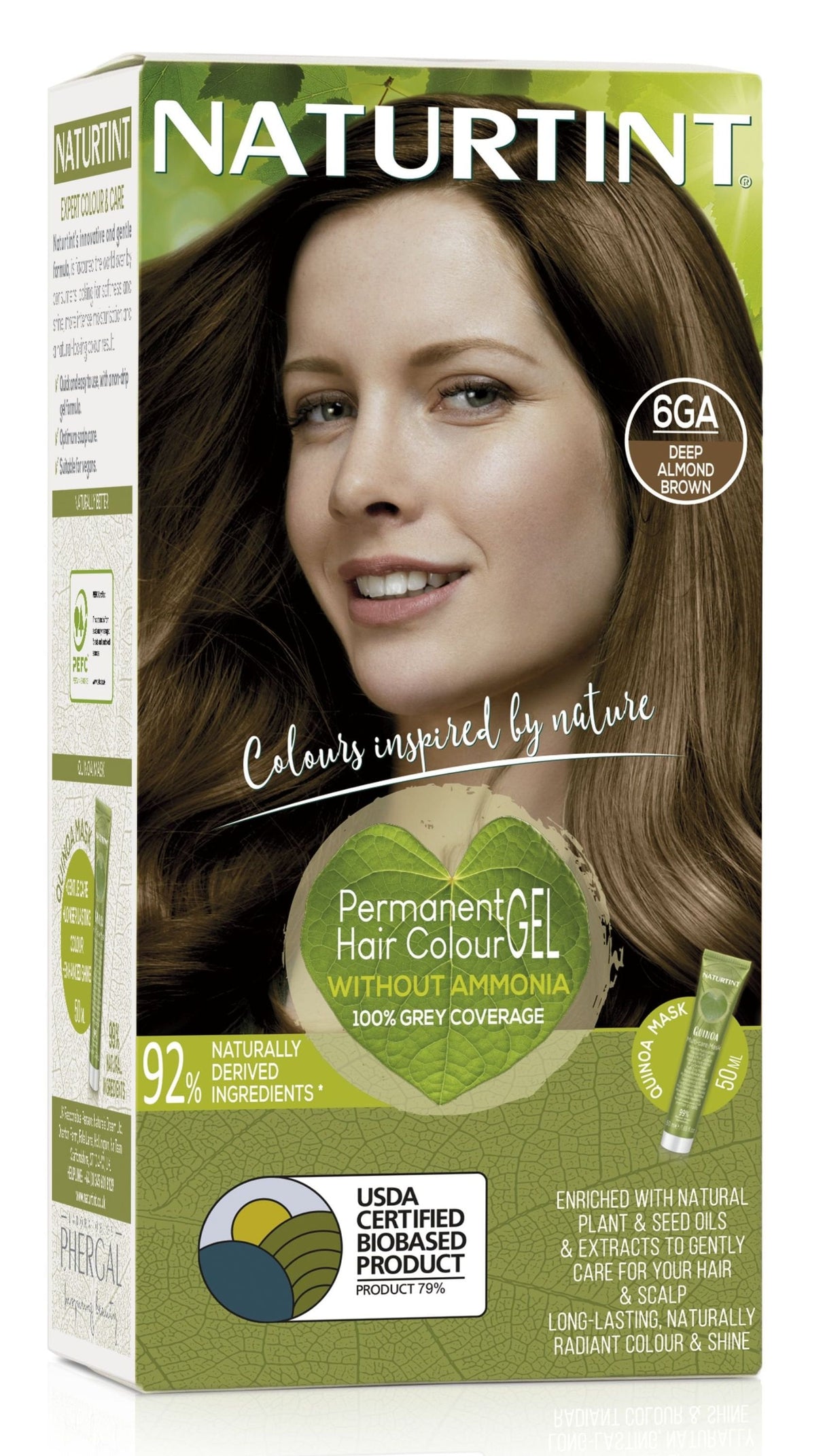 Naturtint Permanent Hair Colourant 6GA Deep Almond Brown - Up to 35% Off
