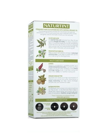 Naturtint Permanent Hair Colourant 1N - Ebony Black - Up to 35% Off