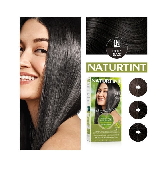 Naturtint Permanent Hair Colourant 1N - Ebony Black - Up to 35% Off