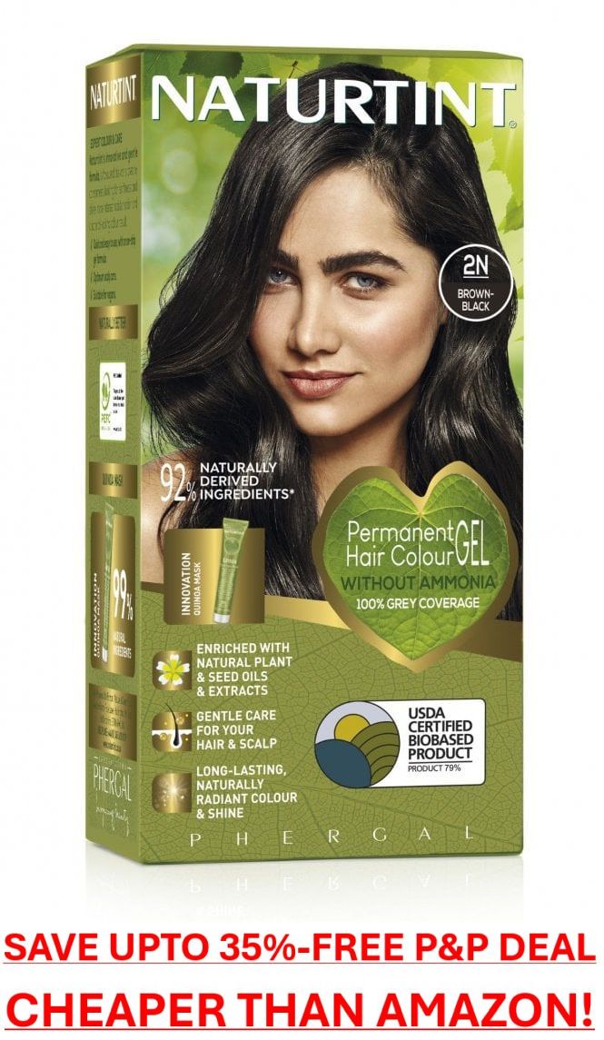 Naturtint Permanent Hair Colourant 2N - Brown Black - Up to 35% Off