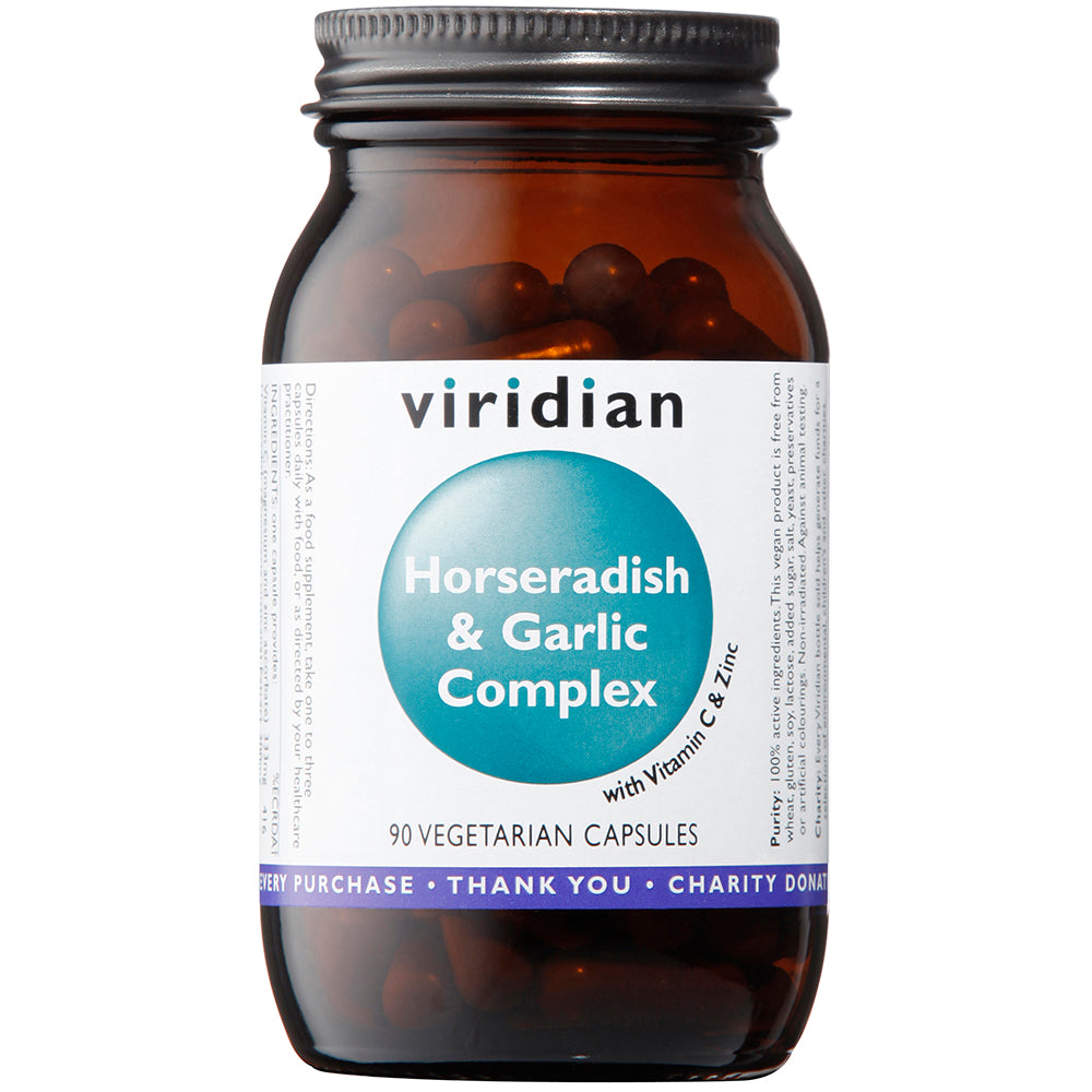 Viridian Horseradish & Garlic complex Veg Caps 90 size #353 Up to 30% Off