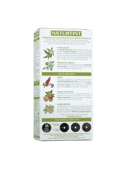 Naturtint Permanent Hair Colourant 3N - Dark Chestnut Brown - Up to 35% Off