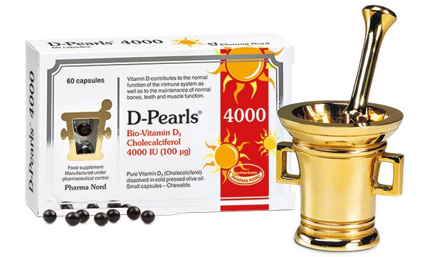 Pharma Nord D-Pearls 4000iu 100mcg 60 capsules