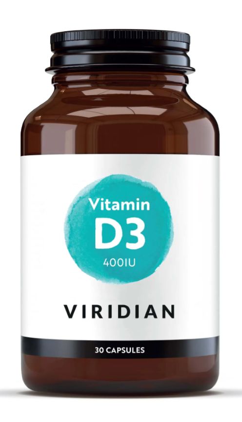 Viridian Vitamin D3 400iu Veg Caps 30 size #268 Up To 30% Off
