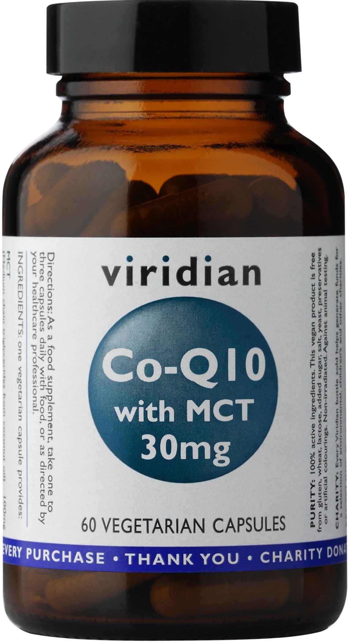 Viridian Co-Q10 30mg & MCT Veg Caps 60 size #361 Up To 30% Off