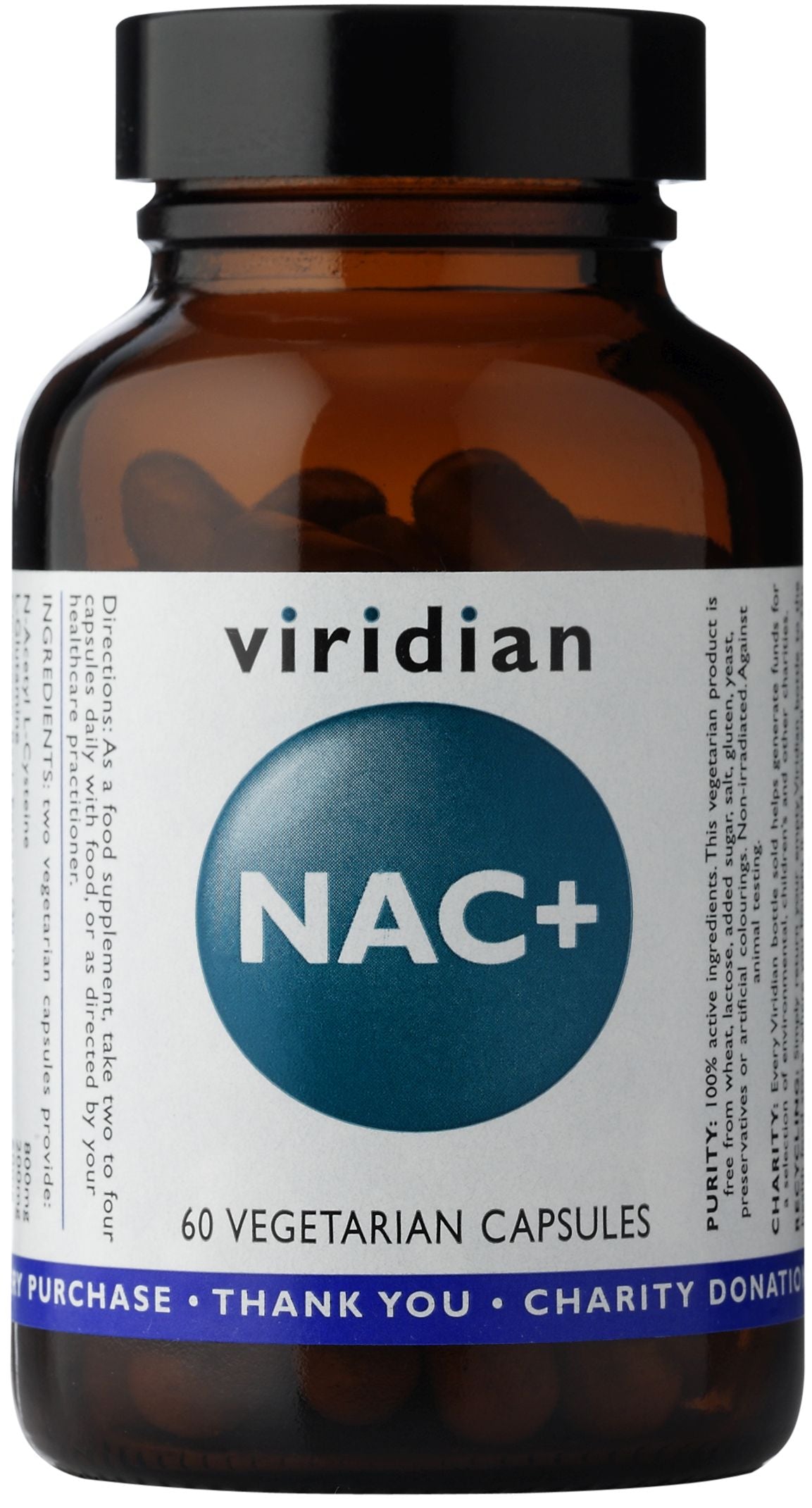 Viridian NAC+ Complex Veg Caps 60 size #374 Up To 30% Off