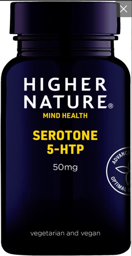 Higher Nature Serotone-5HTP 50mg 90 Capsules # SE5090