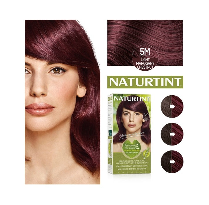 Naturtint Permanent Hair Colourant 5M - Light Mahogany Chestnut - Up to 35% Off