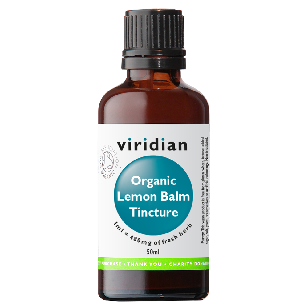Viridian Lemon Balm Tincture (Organic) 50ml size #618 Up To 30% Off