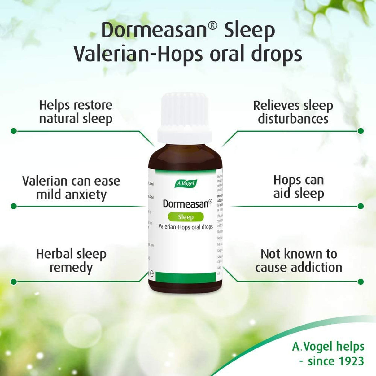 A Vogel Dormeasan 50ml Sleep Valerian-Hops oral drops - Up to 25% Off