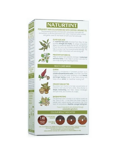 Naturtint Permanent Hair Colourant Illusion Arizona Copper I-7.46