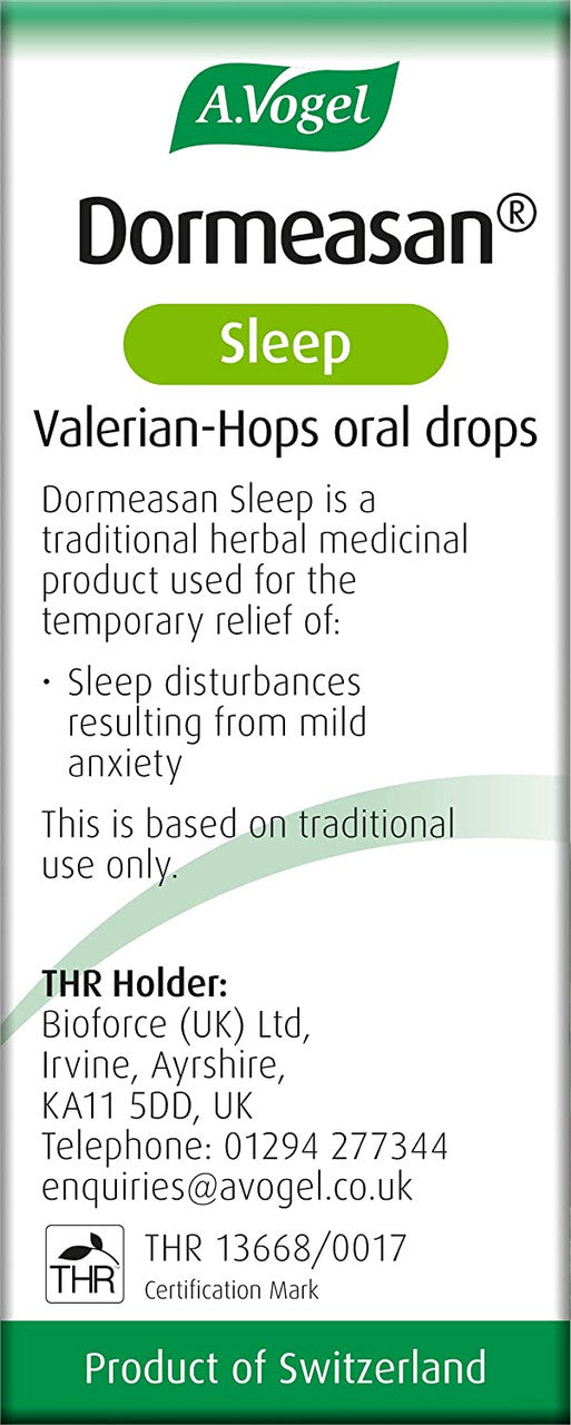 A Vogel Dormeasan 50ml Sleep Valerian-Hops oral drops - Up to 25% Off