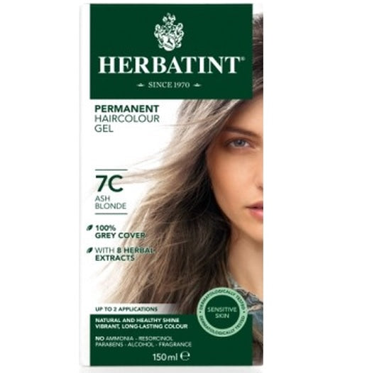 Herbatint Permanent Hair Colour 7C Ash Blonde - Up to 34% Off