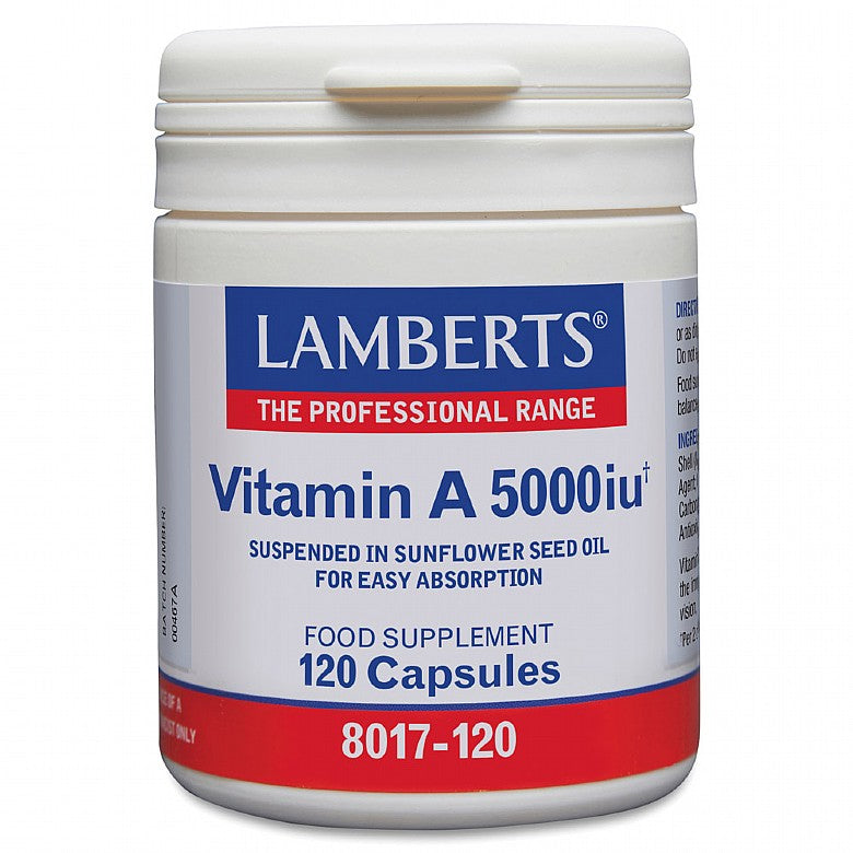 Lamberts Vitamin A 5000iu 120 Capsules #8017