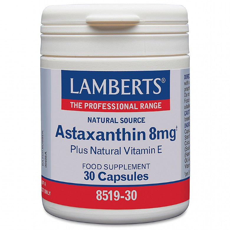 Lamberts Astaxanthin 8mg 30 Caps #8519 - Up To 30% Off