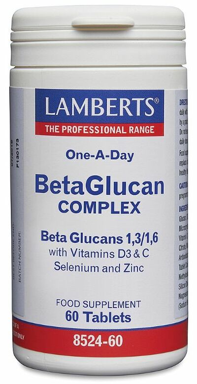 Lamberts Beta Glucan Complex 60 Tabs #8524 - Up To 30% Off