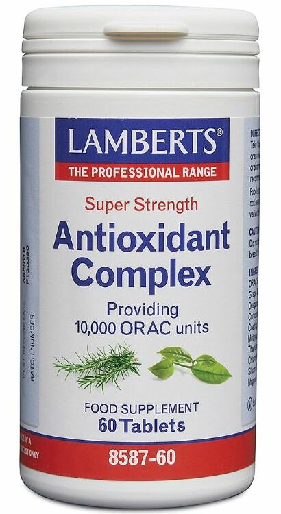 Lamberts Antioxidant Complex Super Strength, Providing 10,000 Orac Units 60 Tabs #8587 - Up To 30% Off