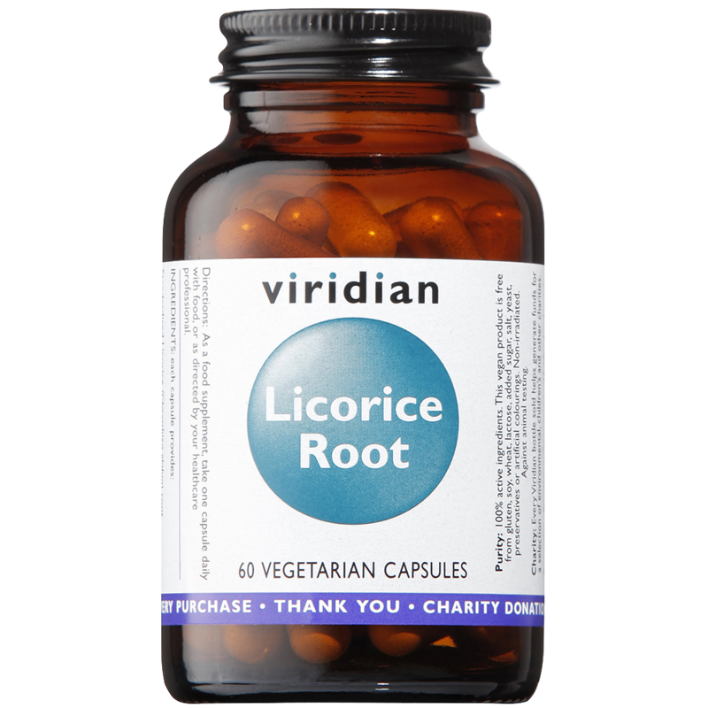 Viridian Licorice Extract 250mg Veg Caps 60 size #881 Up To 30% Off