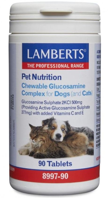 Lamberts Chewable Glucosamine Complex For Dogs (And Cats) 90 Tabs #8997 - Up To 30% Off