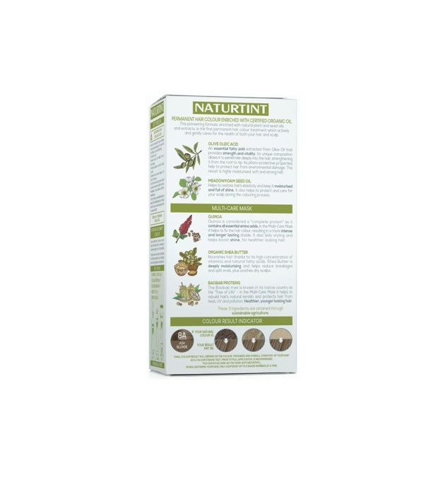 Naturtint Permanent Hair Colourant 8A - Ash Blonde - Up to 35% Off