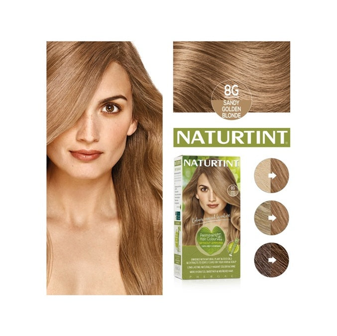 Naturtint Permanent Hair Colourant 8G - Sandy Golden Blonde - Up to 35% Off