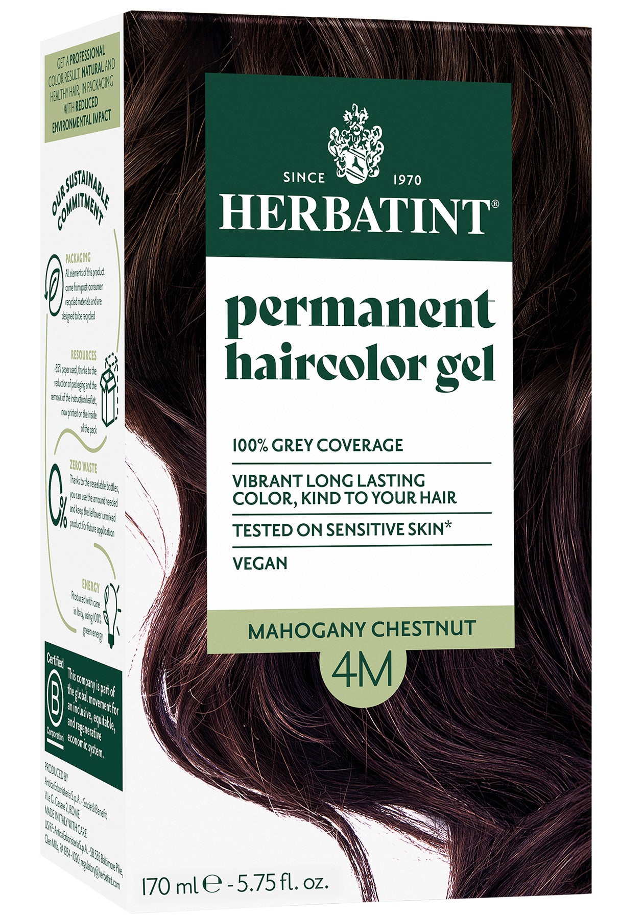 Herbatint Permanent Hair Colour 4M Mahogany Chestnut - Up to 34% Off