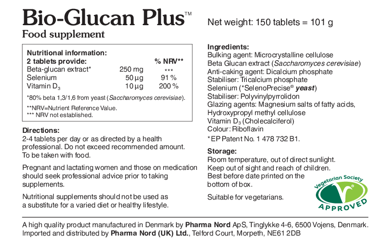 Pharma Nord Bio-Glucan Plus 150 tabs