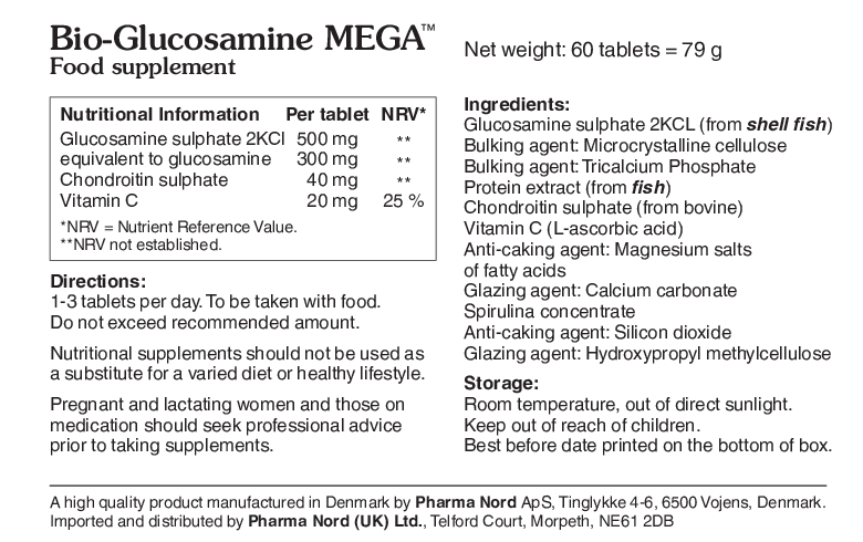 Pharma Nord Bio-Glucosamine Mega 60 tablet