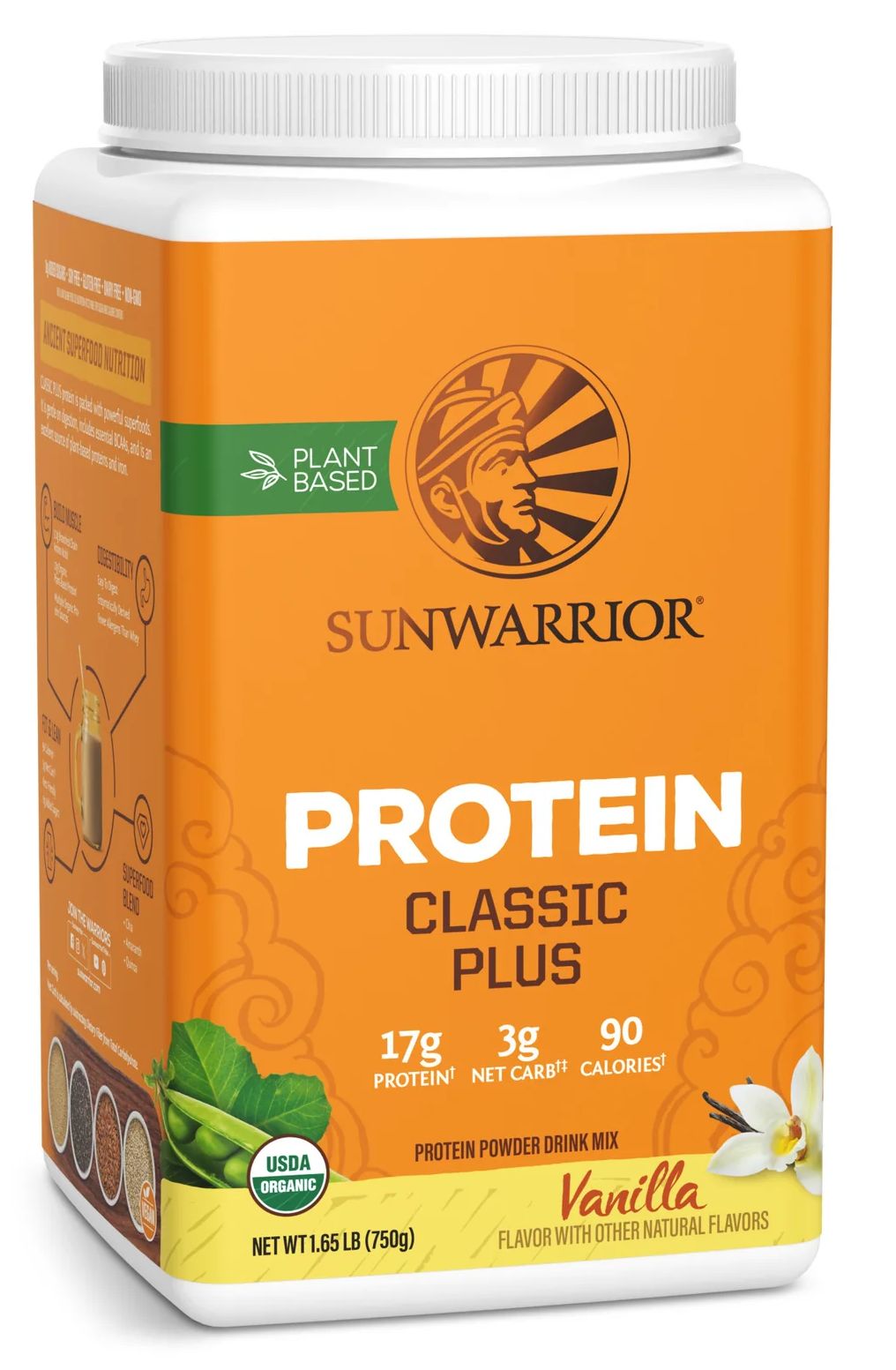 Sunwarrior Classic Plus Protein 750g Vanilla Flavour