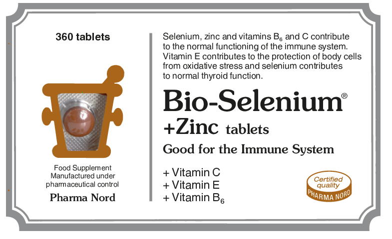 Pharma Nord Bio-Selenium + Zinc (with vit C, E and B6) 360 tabs
