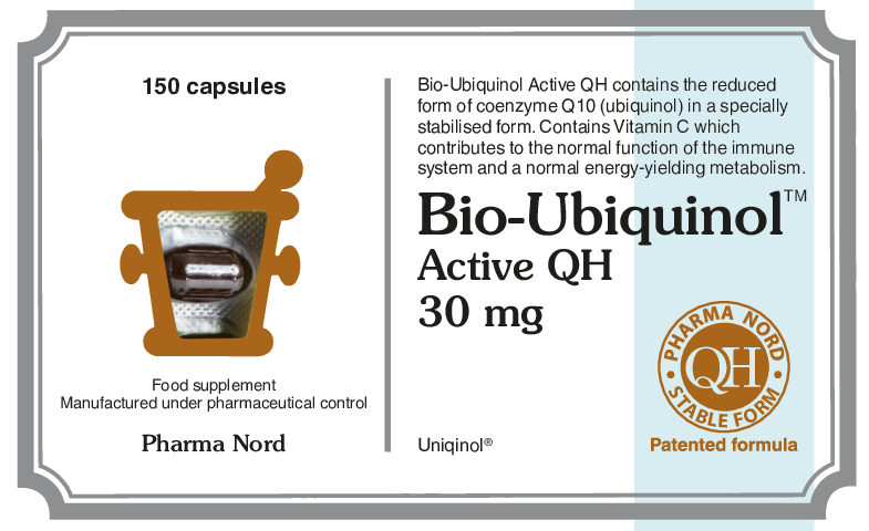 Pharma Nord Bio-Active Q10 Uniquinol 30mg (Ubiquinol) 150 caps
