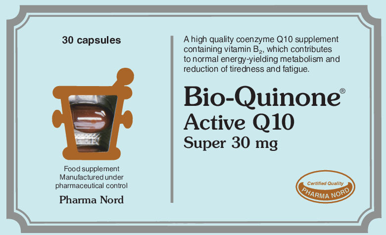 Pharma Nord Bio-Quinone Active Q10 Super 30mg (Ubiquinone) 30 caps