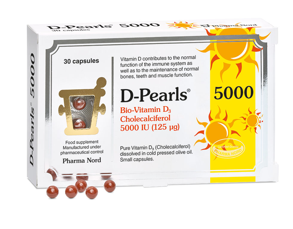 Pharma Nord D Pearls D3 5000iu-150mcg (cholecalciferol) 30 caps