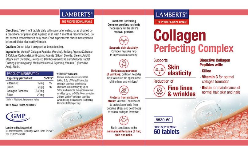 Lamberts Collagen Perfecting Complex 60 Tablets #8530 - Up To 30% Off