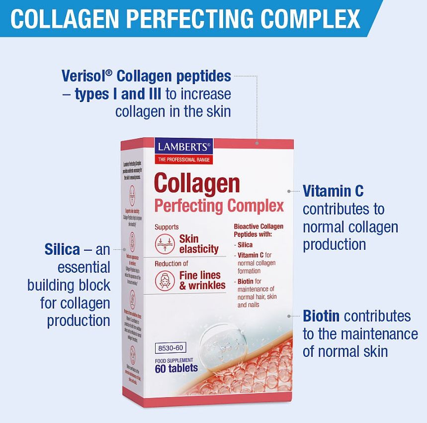 Lamberts Collagen Perfecting Complex 60 Tablets #8530 - Up To 30% Off