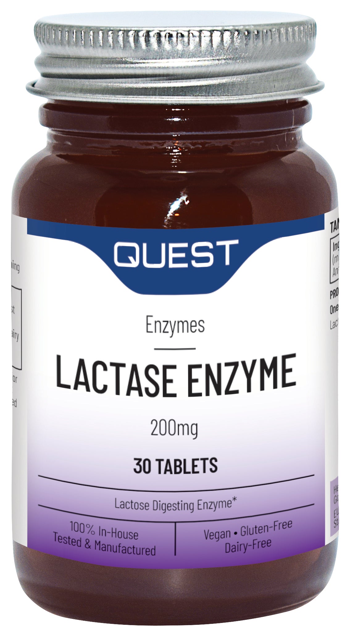 Quest Vitamins - Lactase (30 Capsules)
