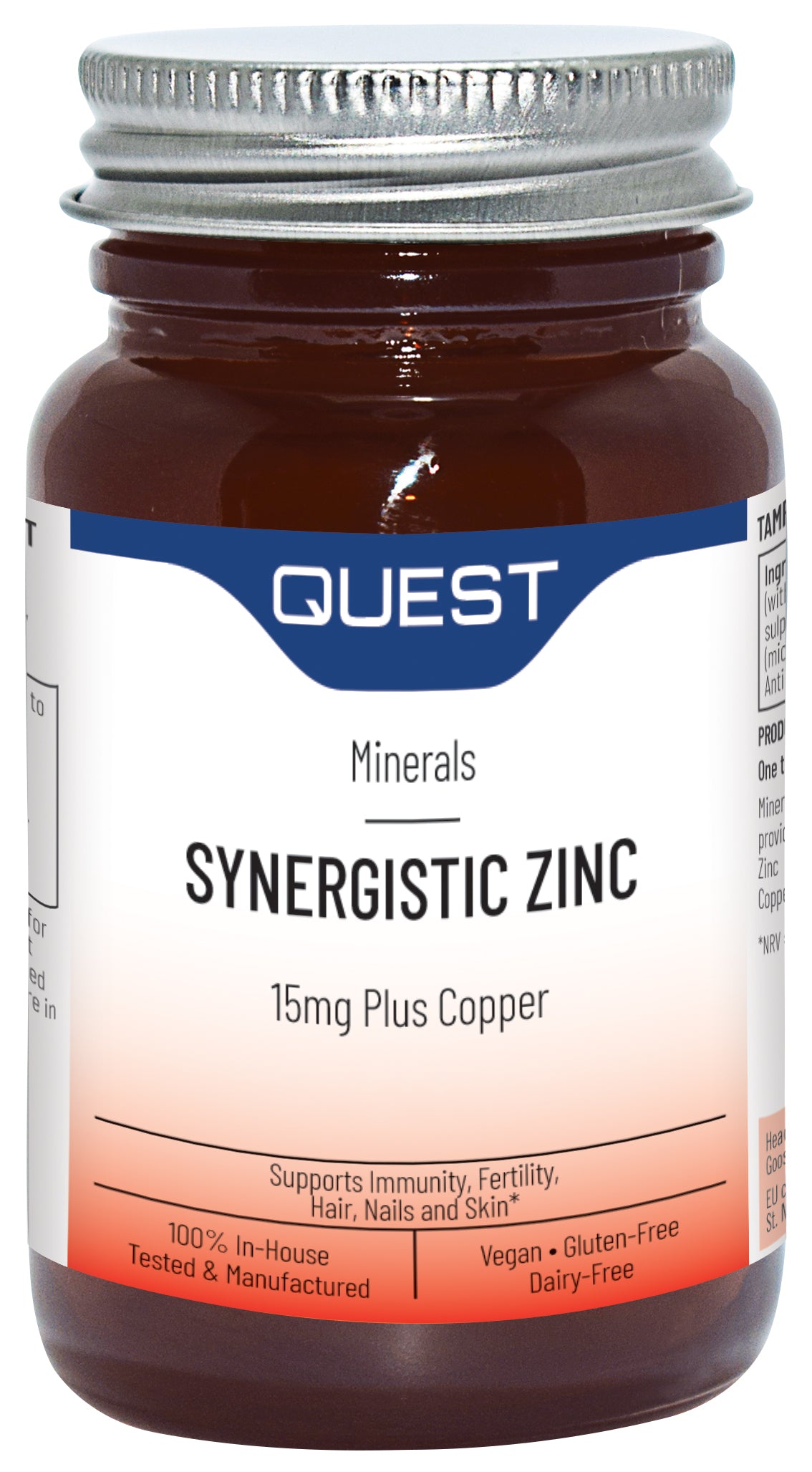 Quest Vitamins - Synergestic Zinc (90 Capsules)