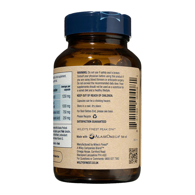 Wiley's Finest Peak Epa - 60 Softgels - Save 27% When You Buy 3
