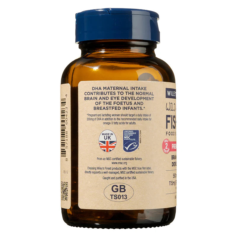Wiley's Finest Prenatal DHA 60 Caps - Save 27% When You Buy 3