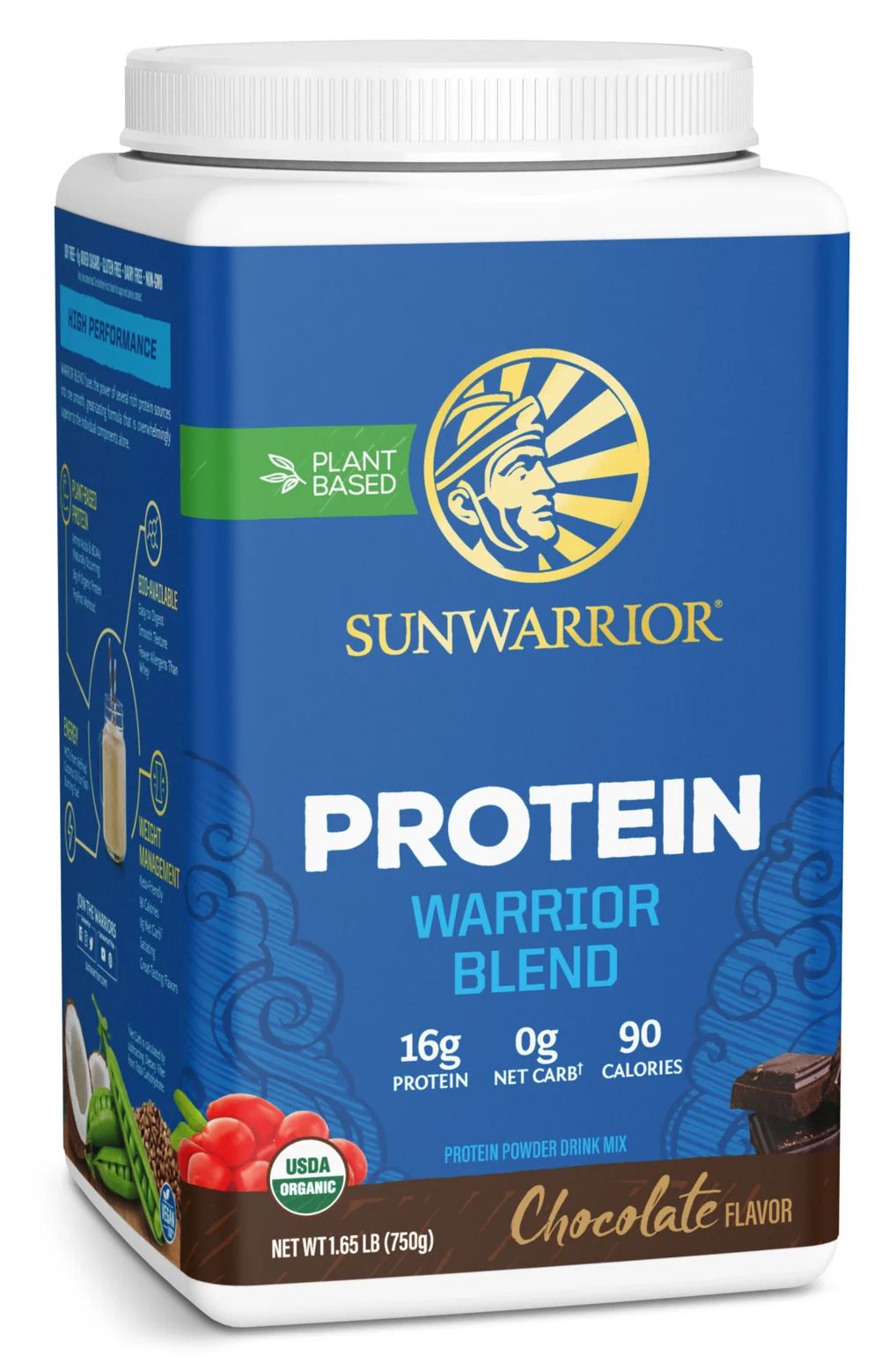 Sunwarrior Protein Warrior Blend 750g - Chocolate Flavoured
