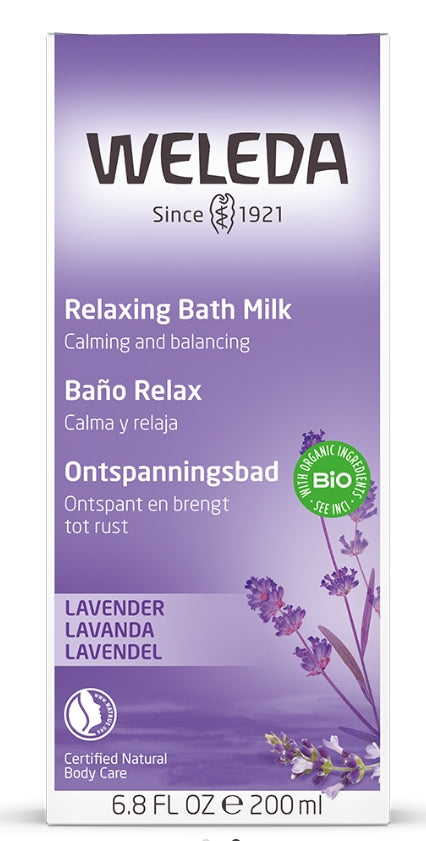 Weleda Lavender Relaxing Bath Milk 200ml