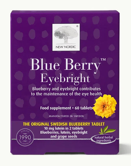 New Nordic Blue berry Eyebright 60 Tablets