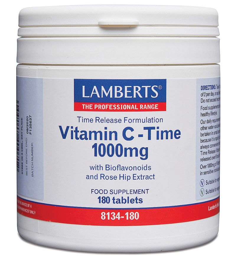 Lamberts Vitamin C Time Release 1000mg ( 180 Tablets) # 8134