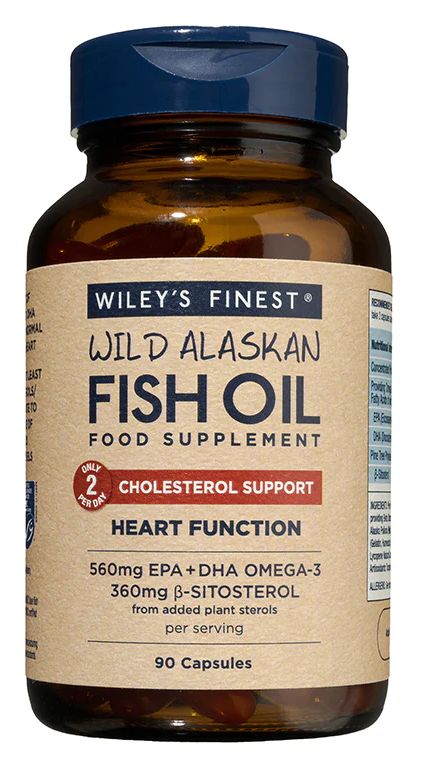 Wiley's Finest Cholesterol Support 90 caps - Save 30% When You Buy 3