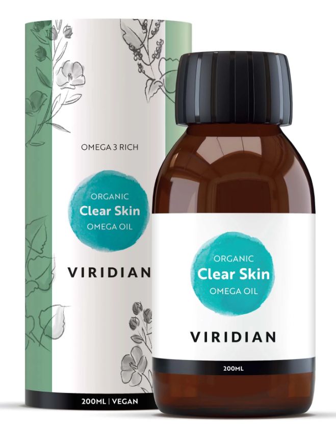 Viridian Clear Skin Omega Oil (Organic) 200ml size #571 Up To 30% Off