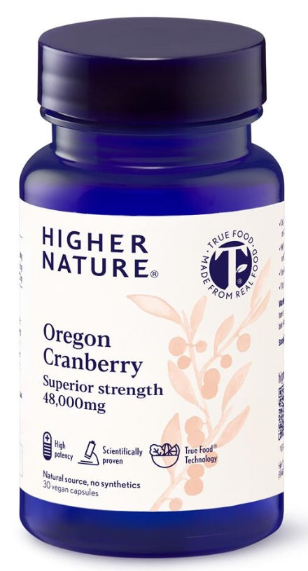 HIGHER NATURE- Superior strength Cranberry 48000mg 30 Capsules