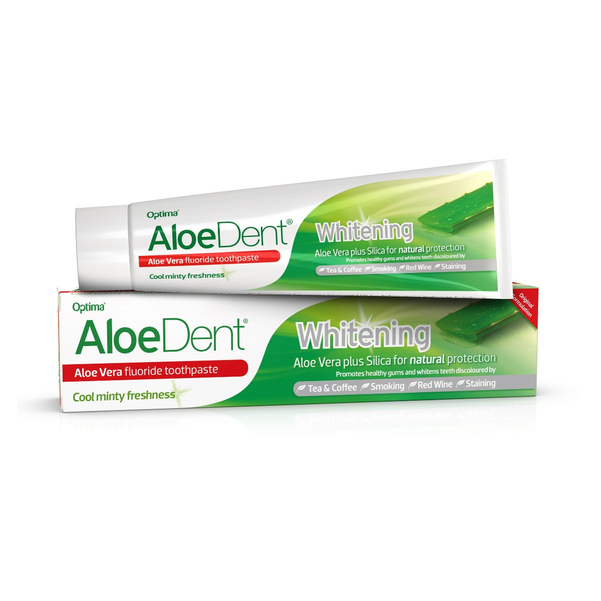 Aloe Dent Fluoride Whitening Toothpaste - Peppermint 100ml